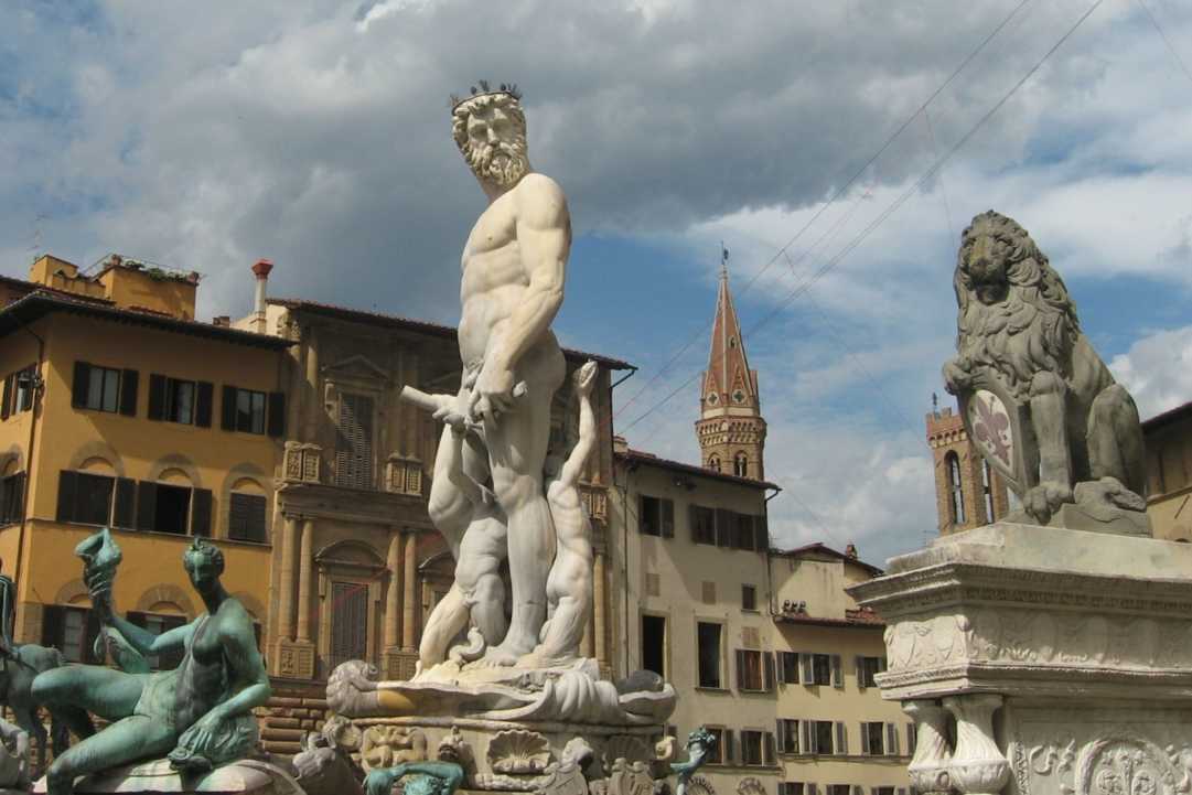 Firenca Toskana Neptunova fontana